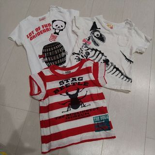 ビッツ(Bit'z)のエフオー　ビッツ　男の子　ベビーTシャツ 3枚セット　80(シャツ/カットソー)