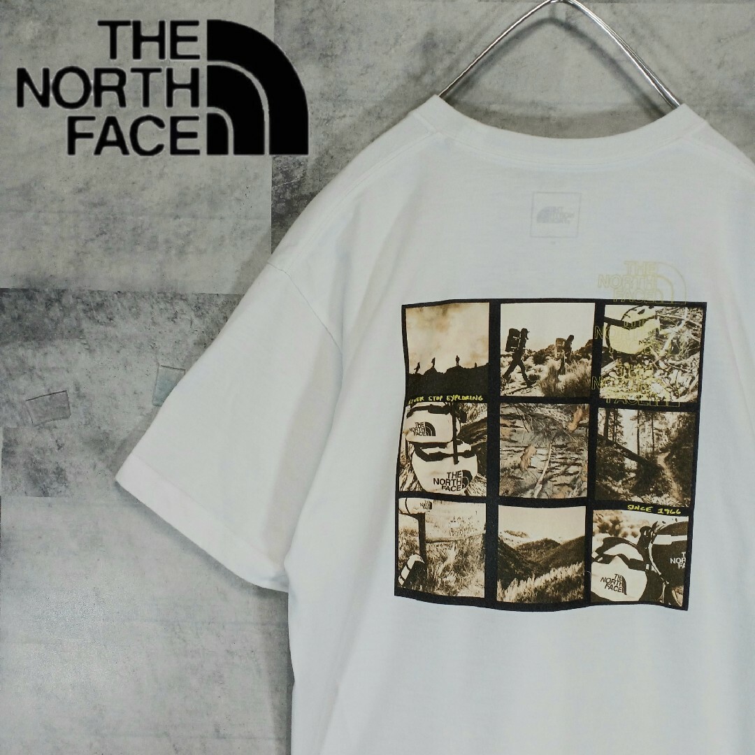 THE NORTH FACE ザノースフェイス メンズTシャツ M キャンプ