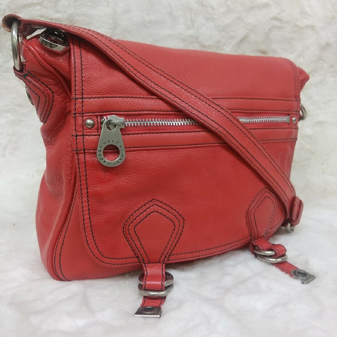 ✨美品✨❤️MARC BY MARC JACOBS❤️レザー ショルダー バッグ-