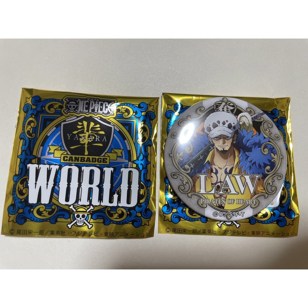 ONE PIECE 輩缶バッジ 第24弾  WORLD トラファルガー・ロー
