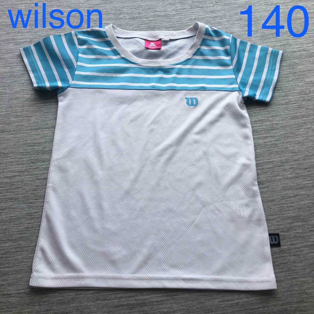 wilson(ウィルソン)のwilson ウィルソン　半袖Tシャツ　140 キッズ/ベビー/マタニティのキッズ服女の子用(90cm~)(Tシャツ/カットソー)の商品写真