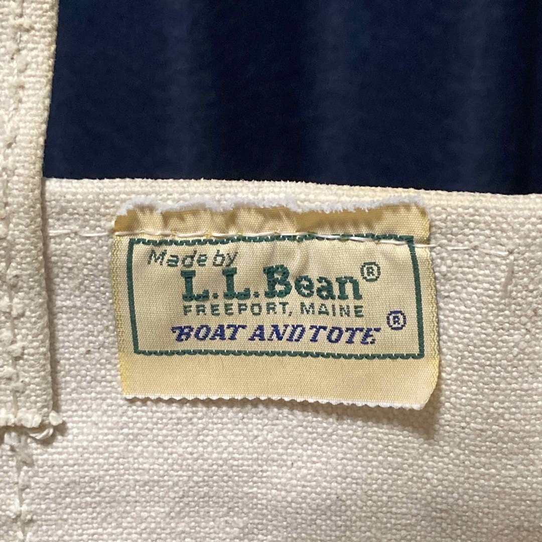 L.L.Bean - 【80's 2色ギザタグ耳あり】LL Bean トート グリーンの通販