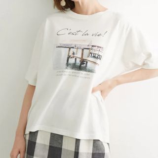 ロペピクニック(Rope' Picnic)のフォトプリントTシャツ(Tシャツ(半袖/袖なし))