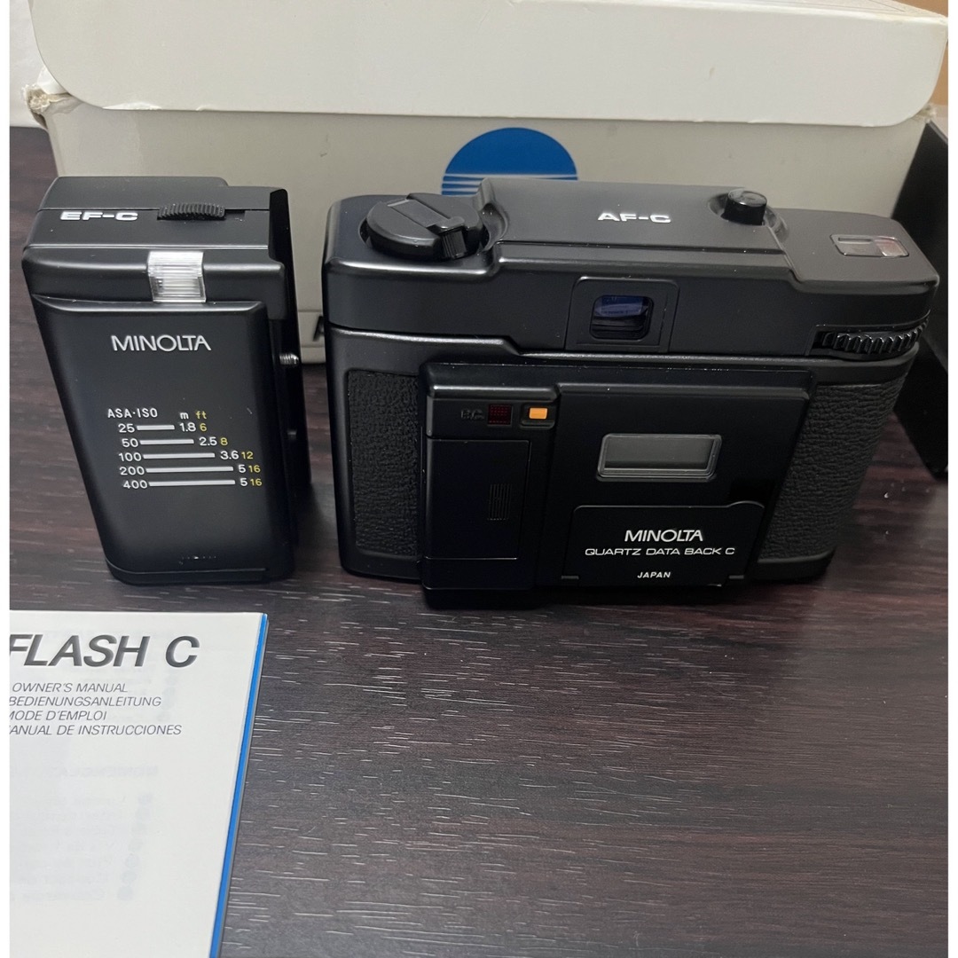 フラッシュカメラミノルタ　AF-C QUARTZ Flash kit  MINOLTA