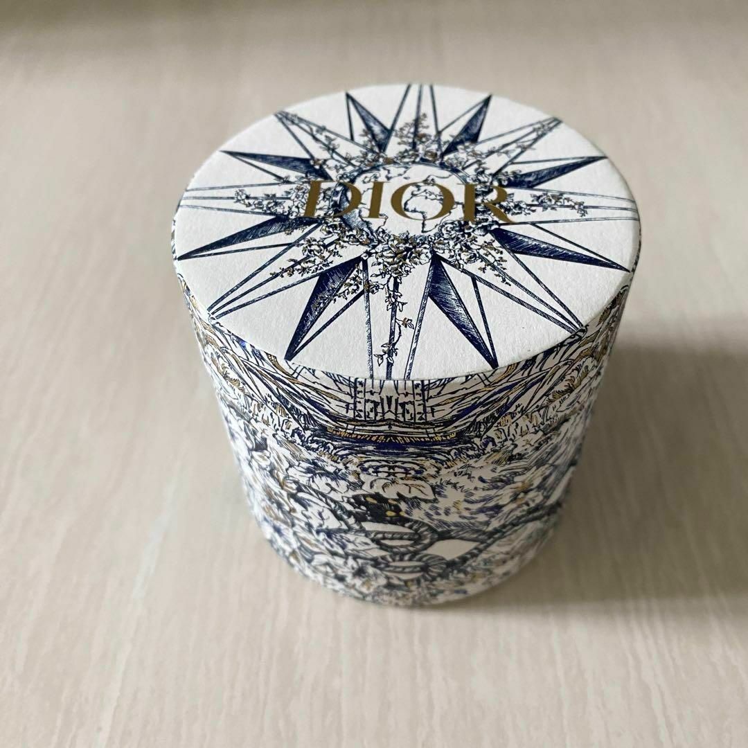 DIOR GRANVILLE ミッツァ スカーフ 花柄 シルバー 箱付き