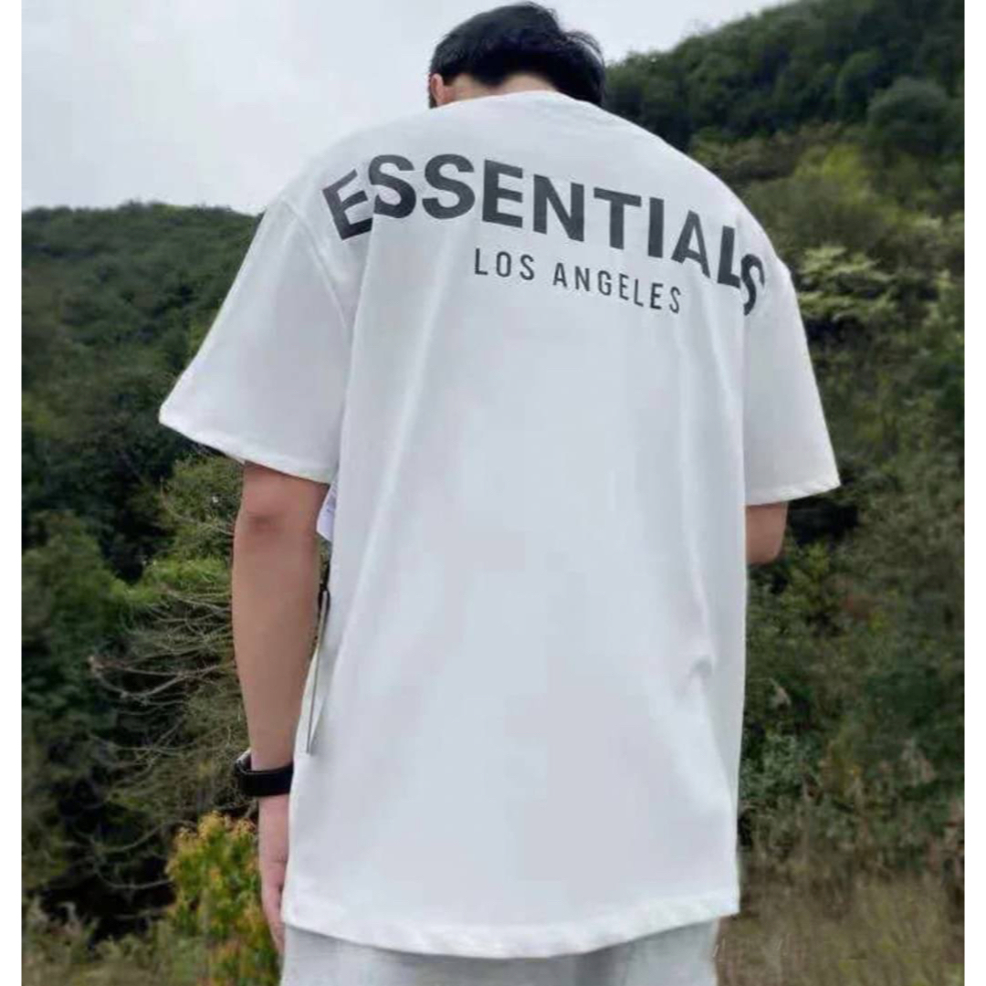 エッセンシャルズ　FOG ESSENTIALS 半袖Tシャツ ホワイト M 男女