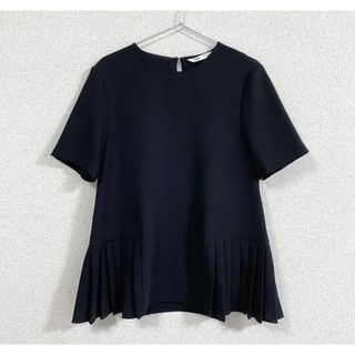 ザラ(ZARA)の専用   ZARA トップス ブラック 半袖 ブラウス ティアード Mサイズ(シャツ/ブラウス(半袖/袖なし))