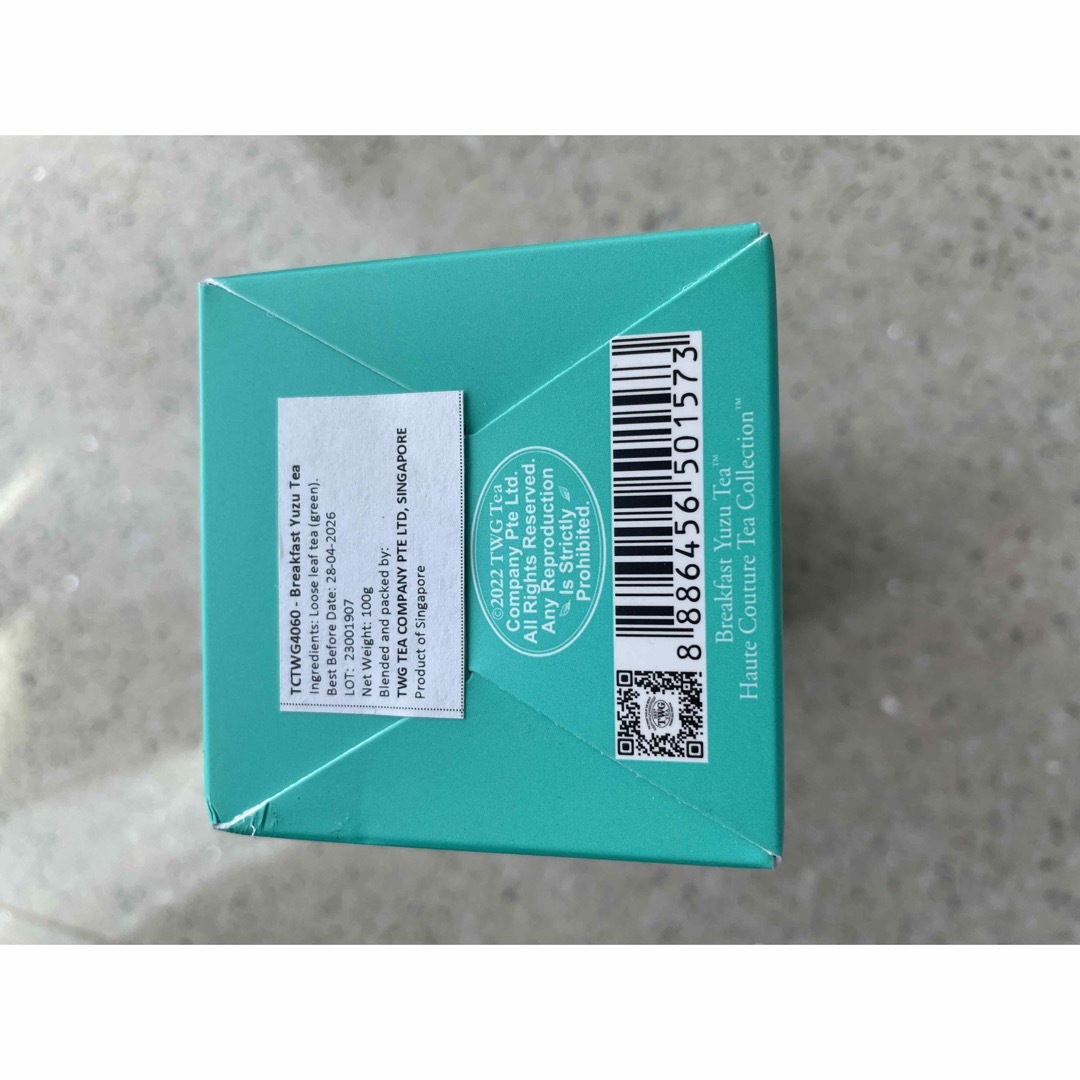 3個セット・送料無料 シンガポール限定 TWG Breakfast Yuzu Tea 100g