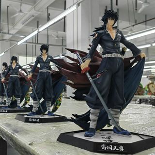 鬼滅の刃 冨岡義勇 ガレージキット フィギュア 塗装済み完成品 1/6