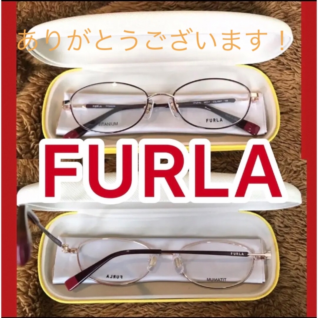 Furla - 専用出品 女性用FURLAメガネフレーム✨/ダークレッドの通販 by