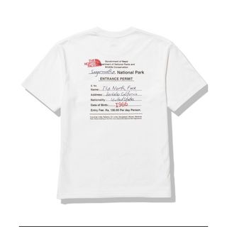 ノースフェイス Tシャツ Mサイズ 完売品 エントランス 白