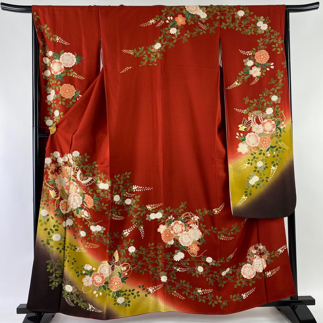 振袖 美品 名品 身丈158cm 裄丈67cm 正絹