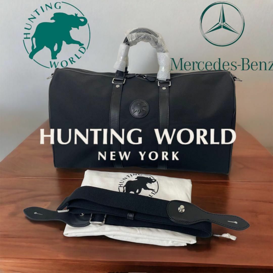 未使HUNTING WORLD Mercedes-Benzコラボ　ボストンバック