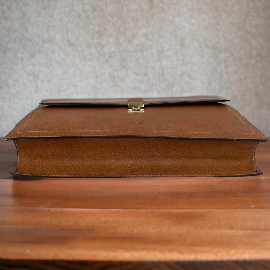 LOEWE - ロエベ ビジネスバッグ カーフスキン ベージュキャメル LOEWE