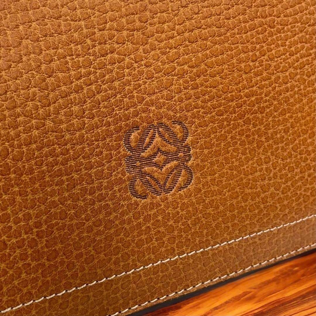 LOEWE - ロエベ ビジネスバッグ カーフスキン ベージュキャメル LOEWE