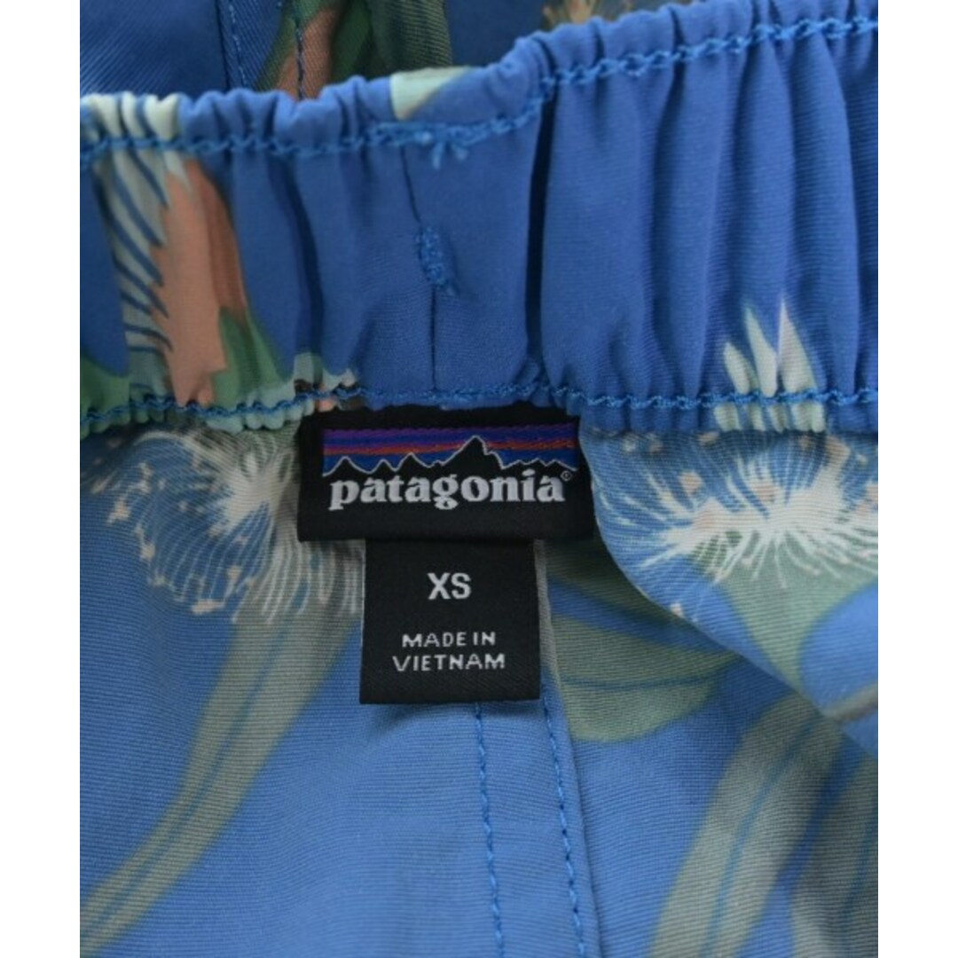 patagonia(パタゴニア)のpatagonia ショートパンツ XS 青x緑xピンクベージュ等(総柄) 【古着】【中古】 レディースのパンツ(ショートパンツ)の商品写真