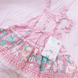 アンジェリックプリティー(Angelic Pretty)のMELODYTOYS サロペット セット(ミニワンピース)