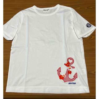 シナコバ(SINACOVA)の[シナコバ]ハイビスカス刺繍Tシャツ・11号(Tシャツ(半袖/袖なし))