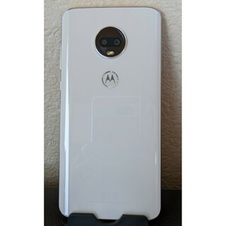 モトローラ(Motorola)のMotorola moto g7 XT1962-5 Clear White(スマートフォン本体)