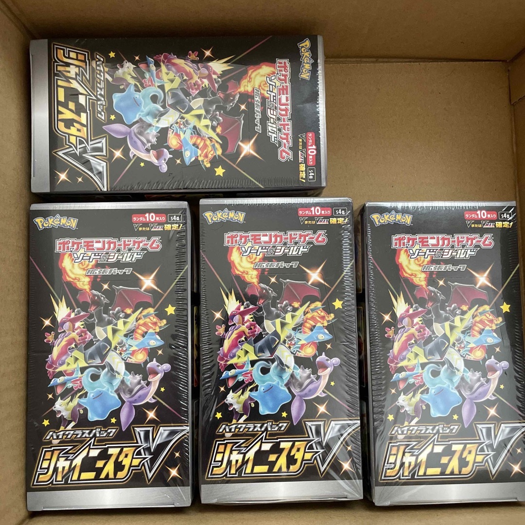 シャイニースターv 4boxトレーディングカード