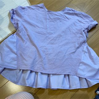 ティティベイト(titivate)のtitivate バックギャザー　デザイン　カットソー　Tシャツ(シャツ/ブラウス(半袖/袖なし))