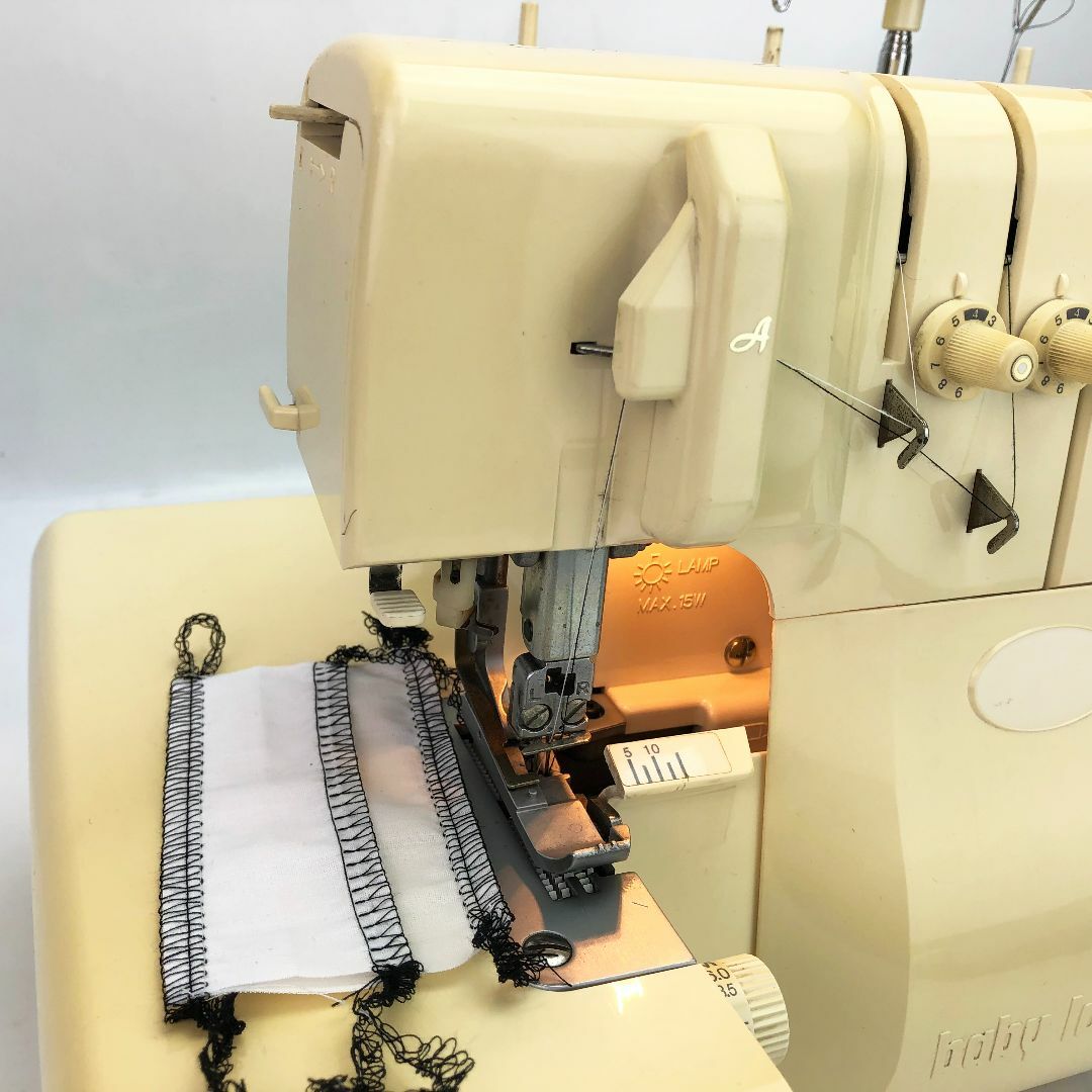 【中古・整備品】ベビーロック 衣縫人　２本針４本糸ロックミシン　BL-55