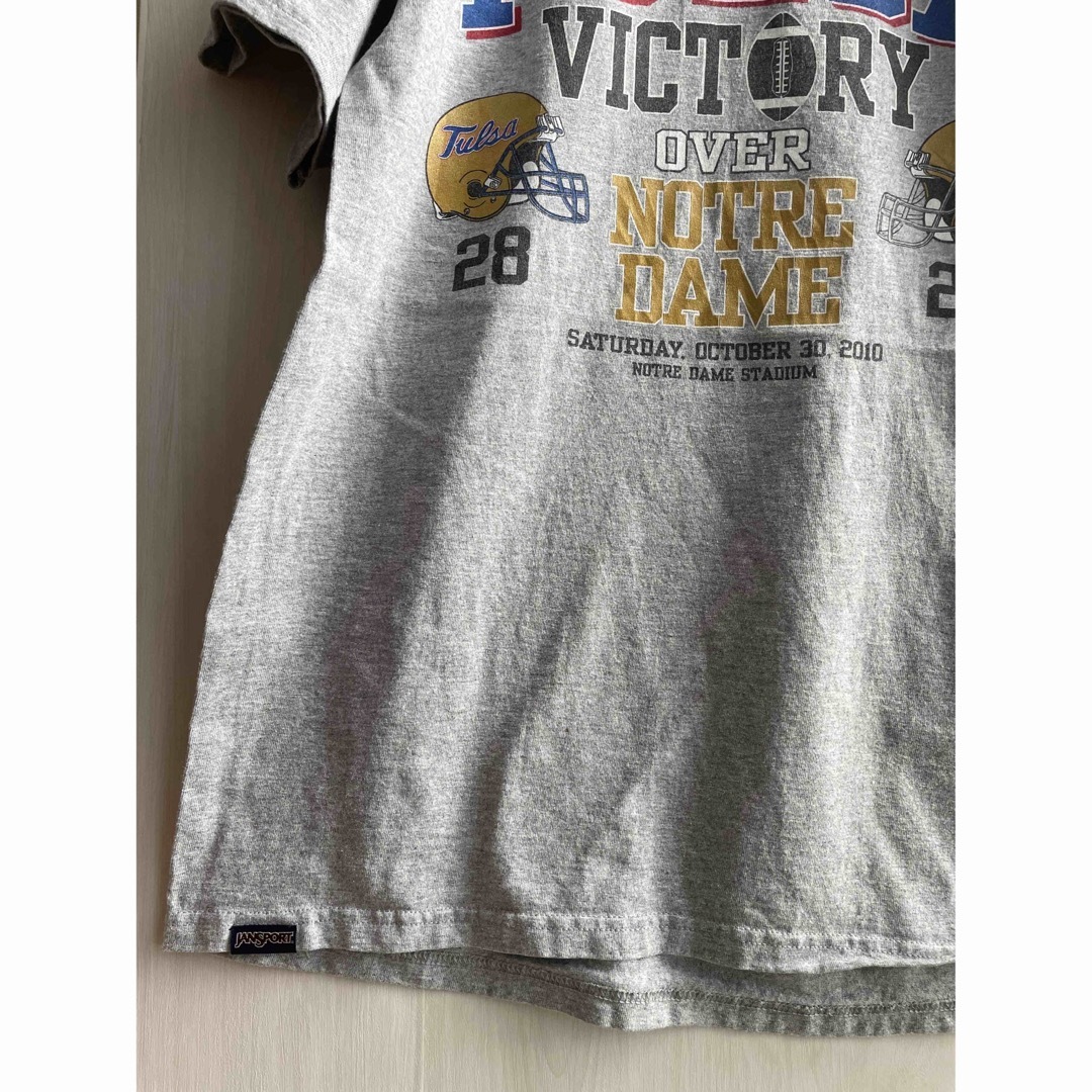 90s USA製 JAN SPORT Notre Dame tシャツ　カレッジ