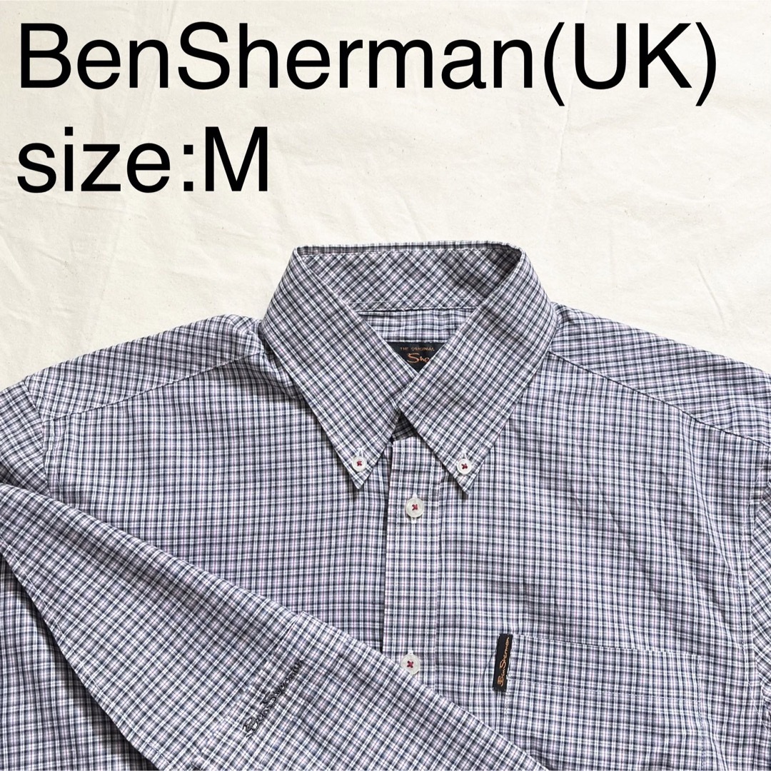 BenSherman(UK)ビンテージCPチェックBDシャツトップス