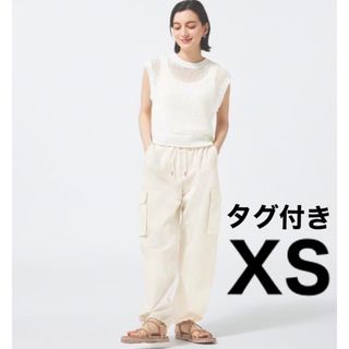 ジーユー(GU)の新品 未使用 タグ付き GU カーゴプルオンパンツ NATURAL XS(ワークパンツ/カーゴパンツ)