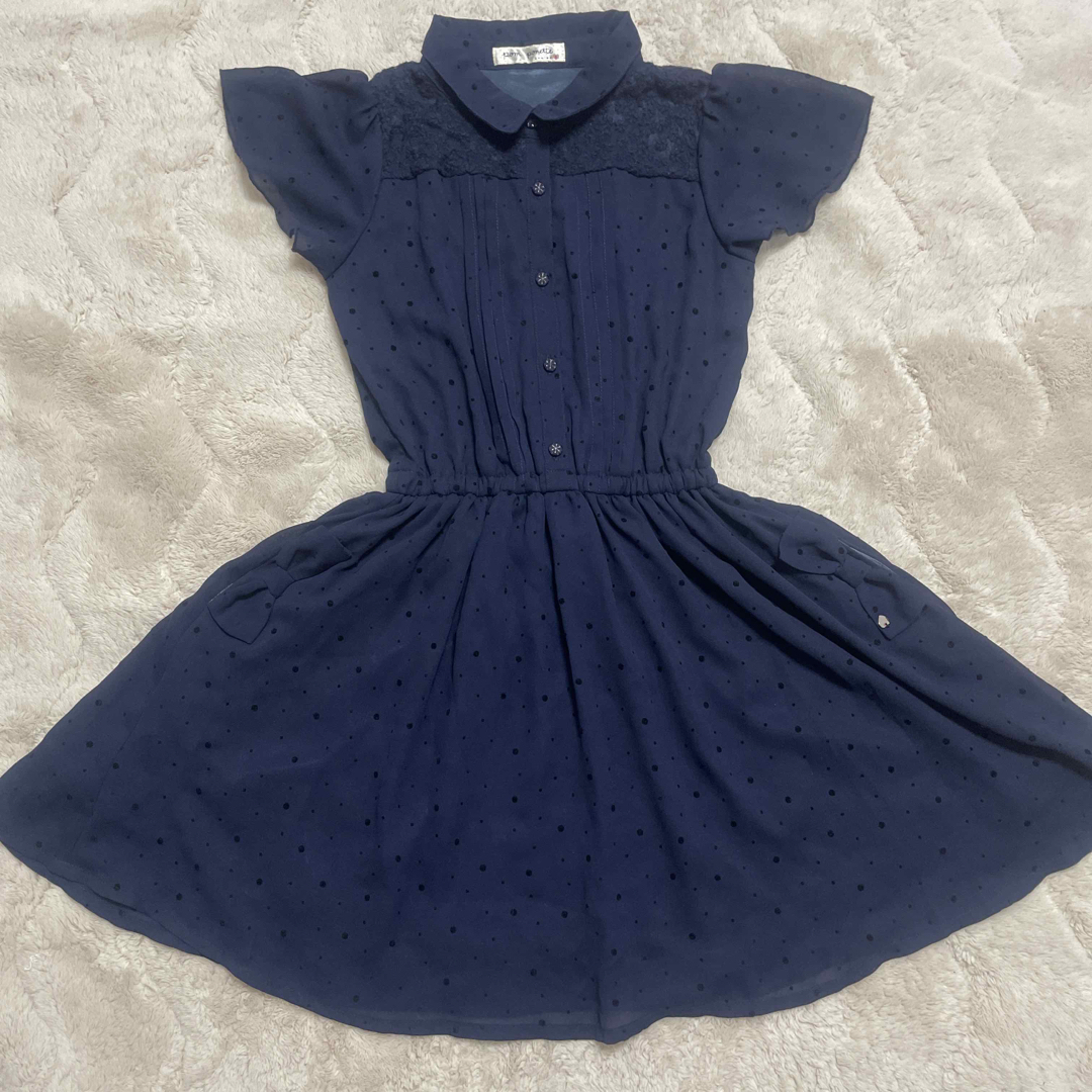 pom ponette(ポンポネット)のポンポネット　ワンピース　140cm /S キッズ/ベビー/マタニティのキッズ服女の子用(90cm~)(ワンピース)の商品写真