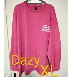 Dazy  長袖ロンＴ XL(Tシャツ(長袖/七分))