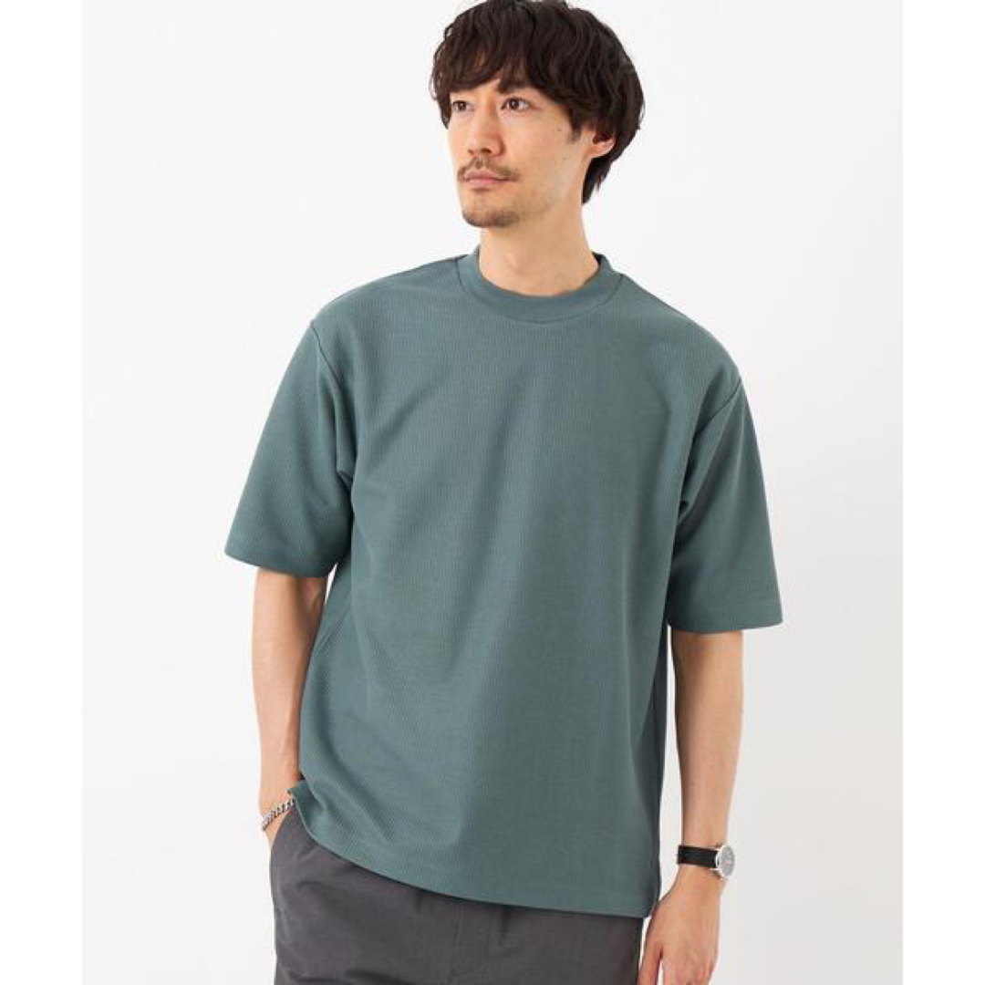 UNITED ARROWS green label relaxing(ユナイテッドアローズグリーンレーベルリラクシング)の新作green label relaxing GIZAハニカム クルーネックT メンズのトップス(Tシャツ/カットソー(半袖/袖なし))の商品写真