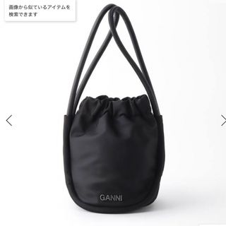 ロク(6 (ROKU))のGANNI knot bag ガニー ノット バッグ ノットバック 巾着(ショルダーバッグ)