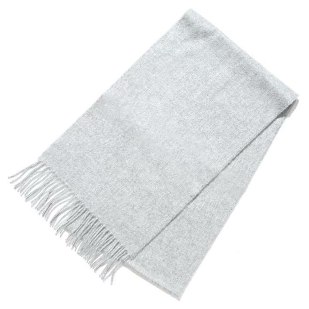 JOHNSTONS OF ELGIN ジョンストンズ カシミヤ マフラー SILVER