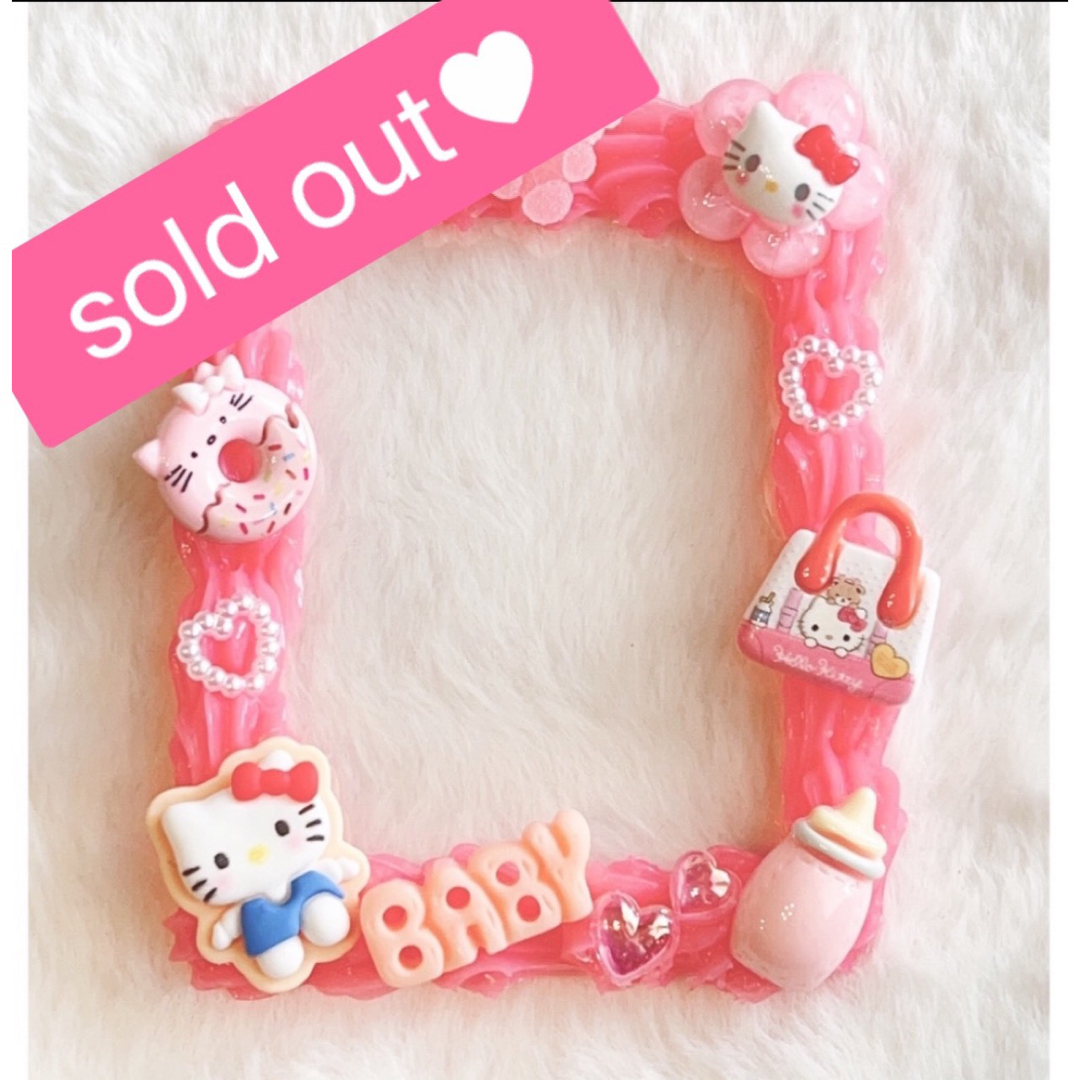 【sold out】デコ トレカケース キティハンドメイド その他