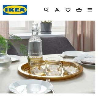 イケア(IKEA)のIKEA　グラス　4個セット　STORSINT ストルシント　ウイスキーグラス(グラス/カップ)