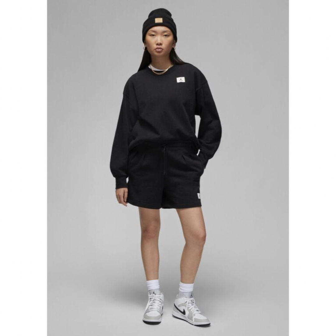 Jordan Brand（NIKE）(ジョーダン)のナイキ　ジョーダン　フライトフリース　ハーフパンツ　レディース　2XL ブラック レディースのパンツ(ハーフパンツ)の商品写真