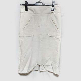 に初値下げ! CHANEL シャネル マキシ丈 タイト スカート ホワイト