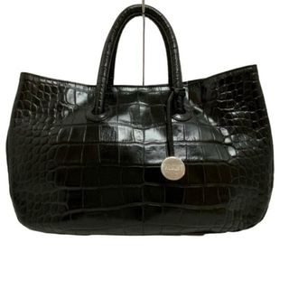 フルラ(Furla)のフルラ ハンドバッグ - 黒 型押し加工(ハンドバッグ)