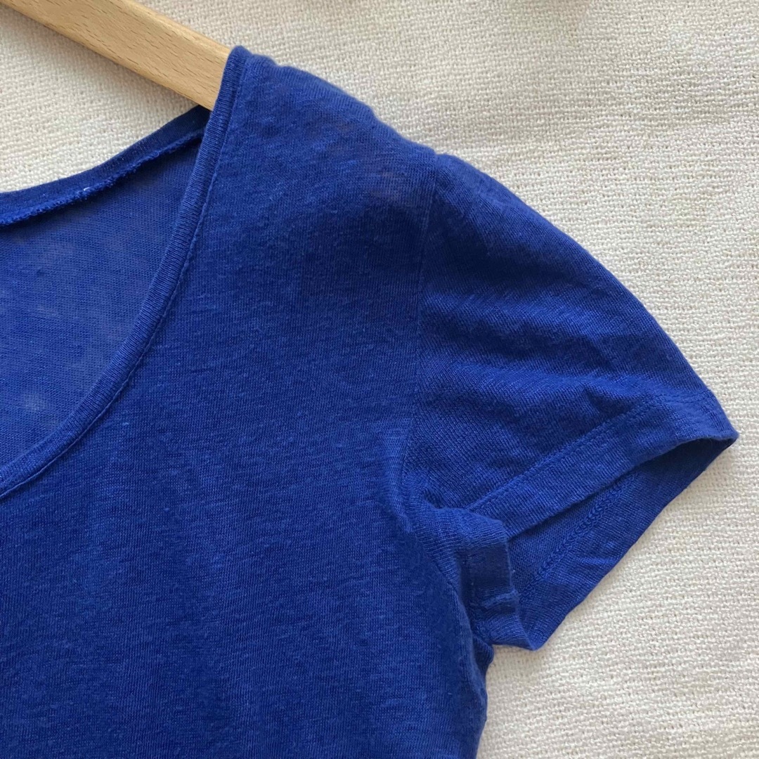 ELEVEN PARIS(イレブンパリ)のELEVENPARIS イレブンパリ　サマーニット　ゆるt ブルー　青 メンズのトップス(Tシャツ/カットソー(半袖/袖なし))の商品写真