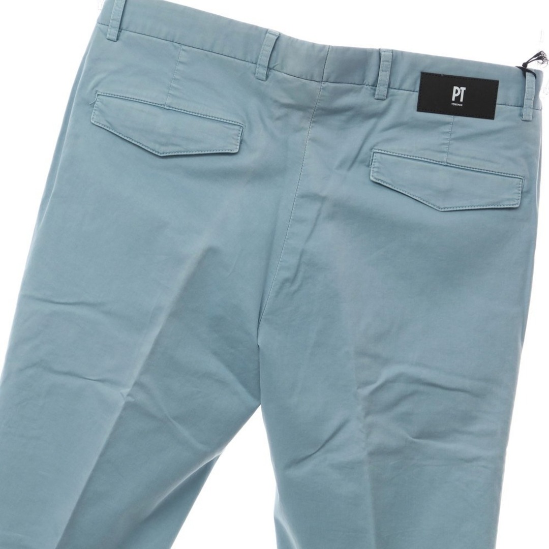 【新品アウトレット】ピーティートリノ デニム PT TORINO DENIM HOUSE コットン カジュアルスラックス パンツ ライトブルー【サイズ32】【メンズ】 4