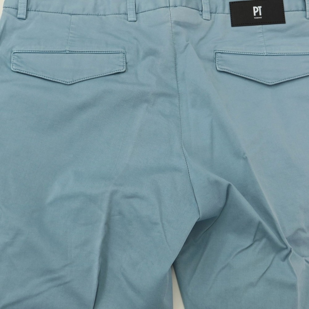 【新品アウトレット】ピーティートリノ デニム PT TORINO DENIM HOUSE コットン カジュアルスラックス パンツ ライトブルー【サイズ32】【メンズ】 9