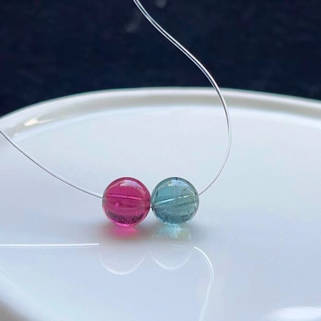 高級】トルマリン 丸玉 8.6mm-