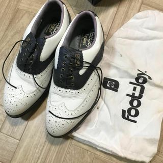 フットジョイ(FootJoy)の25682　タ　フットジョイ　FOOTJOY　ゴルフ　ホワイトブラック26.5㎝(シューズ)