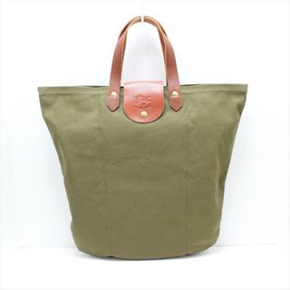 新品 イルビゾンテ IL BISONTE トートバッグ HAND BAG カーキ/テスタディモーロ