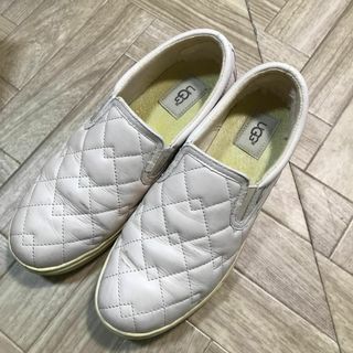 アグ(UGG)の25679　タ　UGG　スリッポン スニーカー　ピンク系　25.0㎝(バレエシューズ)