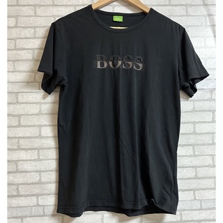 ヒューゴボス(HUGO BOSS)のヒューゴボス　HUGOBOSS ブラック　Tシャツ　半袖　サイズS (Tシャツ/カットソー(半袖/袖なし))