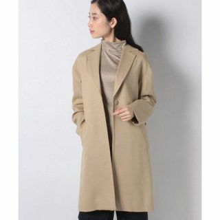 Leilian ロングコート ダークブラウン 無地 13サイズmisato服