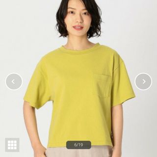 コムサイズム(COMME CA ISM)の訳あり●コムサイズム　DIC ～日本の伝統色～ ポケット付 Tシャツ(Tシャツ(半袖/袖なし))