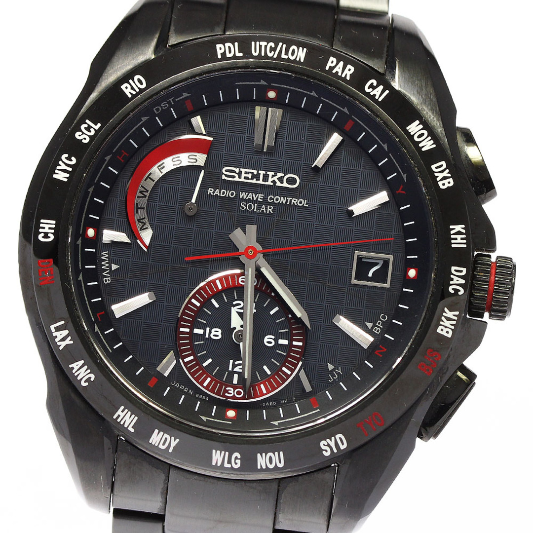 セイコー SEIKO SAGA091 ブライツ デイト ソーラー電波 メンズ 良品 箱・保証書付き_754738